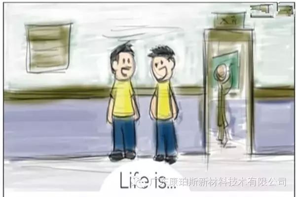 人生就是。。。 和好朋友在教室外面一起罰站